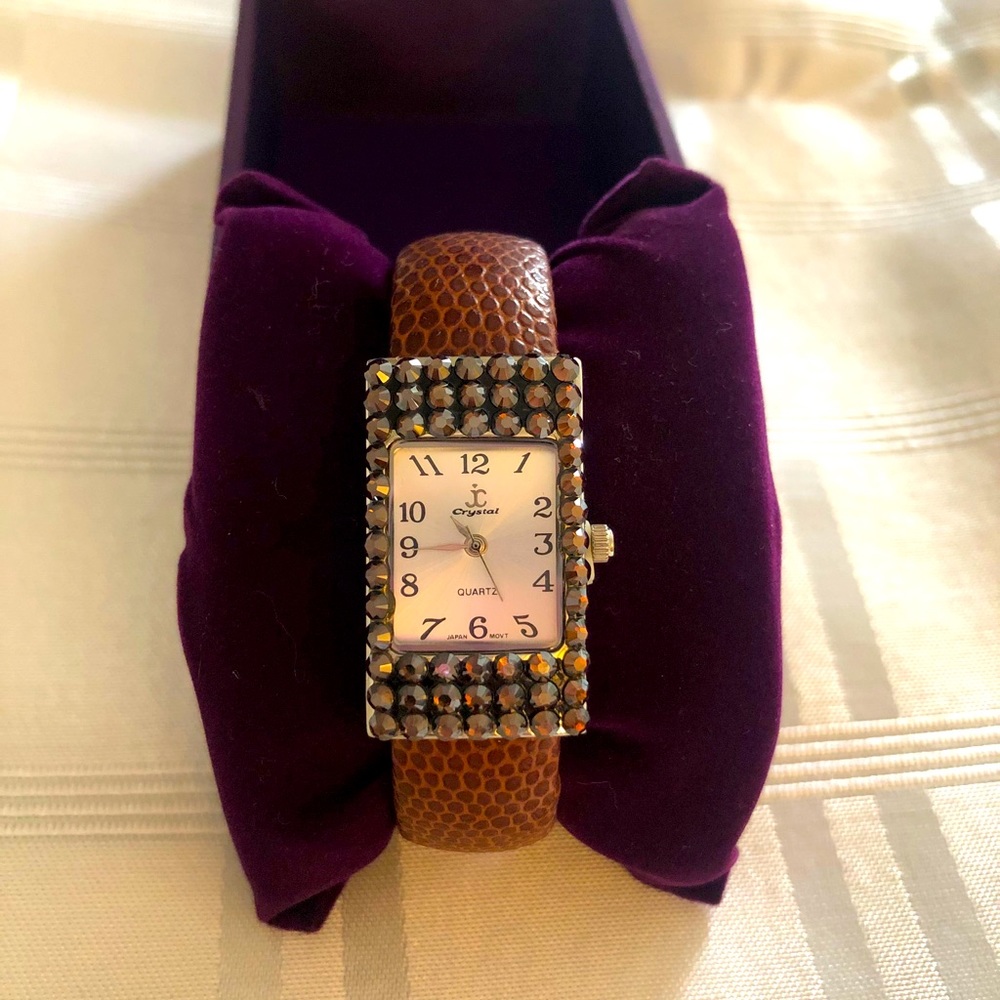 Jimmy Crystal Bangle watch